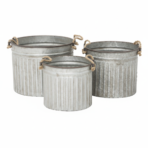 Macetas de Metal Galvanizado Esenciales para Jardinería en Casa Únicas de Proveedor Indio para Experiencias de Jardinería Duraderas y de Larga Duración - Product Image 1