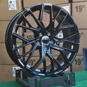 Rines Xinlin de 19-21 Pulgadas, Color <span class=keywords><strong>Gris</strong></span> Metálico, Diseño Multirradio, Aleación de Aluminio Monobloque Forjado, 5x112 para <span class=keywords><strong>Audi</strong></span> A4 A5 A6 A7 A8 S4 S5 - Product Image 6