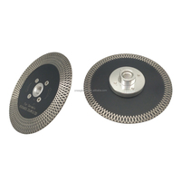 Usine directement vendre 4.5 "5" diamant disque de coupe 125mm diamant lame de scie avec bride pour carreaux de céramique porcelaine marbre