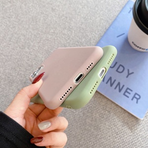 Custodia in Silicone TPU morbido opaco sottile antiurto per iPhone 11 12 13 14 Pro Max custodia per <span class=keywords><strong>cellulare</strong></span> - Product Image 5