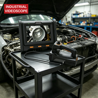 Caméra endoscopique industrielle de 8 pouces IP65, caméra vidéo à objectif simple ou double de 8 mm pour l'inspection et la réparation d'armoires automobiles