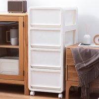 Meuble de rangement multifonctionnel moderne en plastique pour salle de bain, cuisine, chambre – Commode à tiroirs pour épices et bouteilles alimentaires