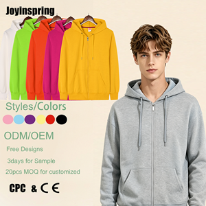 <span class=keywords><strong>Felpa</strong></span> <span class=keywords><strong>con</strong></span> <span class=keywords><strong>cappuccio</strong></span> e zip <span class=keywords><strong>con</strong></span> tasca frontale 100% cotone tinta unita, <span class=keywords><strong>felpa</strong></span> casual <span class=keywords><strong>con</strong></span> <span class=keywords><strong>cappuccio</strong></span> per uomo unisex - Product Image 1
