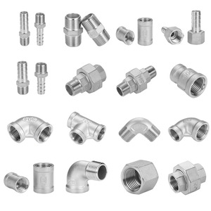 Chất Lượng Hàng Đầu Giá Tốt Thép Không Gỉ 201 304 Đa-Loại Nữ Nam Giảm Khuỷu Tay Tee Cross Union Chủ Đề - Product Image 2