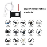 Interrupteur à capteur de geste 12W 180V 240V 1A avec adaptateur d'alimentation intégré, interrupteur à balayage manuel pour chambre à coucher, type capteur tactile