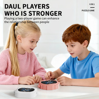 Jeu électronique intelligent numérique 6 en 1, jeu de puzzle Tic-Tac-Toe portable, jouet de divertissement, jouets éducatifs