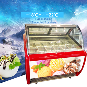 Nhỏ hiển thị tủ lạnh truy cập hàng đầu <span class=keywords><strong>Showcase</strong></span> Mini ice cream hiển thị tủ đông - Product Image 4