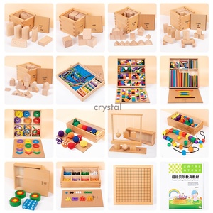 Bloques de Construcción de Madera <span class=keywords><strong>Froebel</strong></span> Montessori de Cristal, Juego de 15 Piezas para Niños de 3 a 6 Años, Juguete Educativo Unisex - Product Image 4
