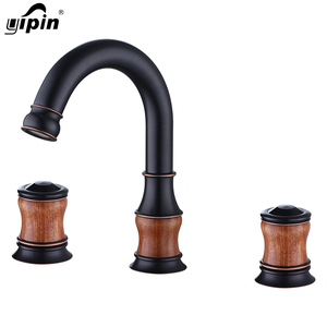 Grifo generalizado de estilo europeo de 8 \ "con vidrio de jade, 2 perillas, mango, baño, baño, inodoro, grifo para uso en dormitorio - Product Image 3