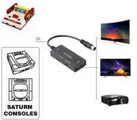 Câble convertisseur audio vidéo HDMI pour Sega DreamCast DC, pour consoles de jeux Sega Saturn SS vers adaptateur TV HD, accessoires