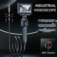 Endoscope industriel professionnel OEM ODM avec écran 4,3 pouces, caméra rigide étanche et rotative pour inspection et réparation