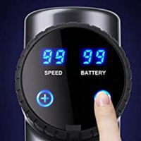 Mini pistolet de massage à 8 têtes, stimulateur musculaire à impulsions TENS, écran tactile LED LCD, masseur vibrant électrique pour le corps