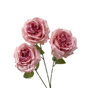 Bouquet de roses artificielles en soie pour décorations de mariage et arrangements de table de salon - Product Image 5