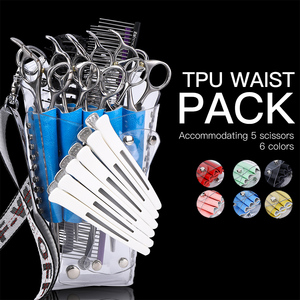 Sacs <span class=keywords><strong>à</strong></span> outils de <span class=keywords><strong>coiffure</strong></span> Ciseaux <span class=keywords><strong>Sac</strong></span> de taille Poche en TPU avec ceinture <span class=keywords><strong>Sac</strong></span> <span class=keywords><strong>à</strong></span> ciseaux portable <span class=keywords><strong>pour</strong></span> coiffeur - Product Image 5