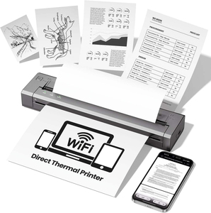 Imprimantes thermiques portables Phomemo <span class=keywords><strong>G100</strong></span> Pro WiFi Direct Print sans fil pour les voyages, compatibles avec AirPrint pour les formats A4 et LETTER - Product Image 1