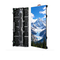 Panneau LED d'extérieur P1.953 pour location, mur vidéo 4K sans soudure, garantie 5 ans pour lancement de produits technologiques phares, avec cadre de suspension