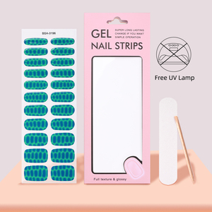 Venta al por Mayor de 22 Piezas de Tiras de Uñas de Gel con Diseño de Leopardo Rosa, Dulces y Sexys, Curadas sin UV, Pegamento para Uñas Semisólido, Pegatinas para Uñas sin UV - Product Image 6