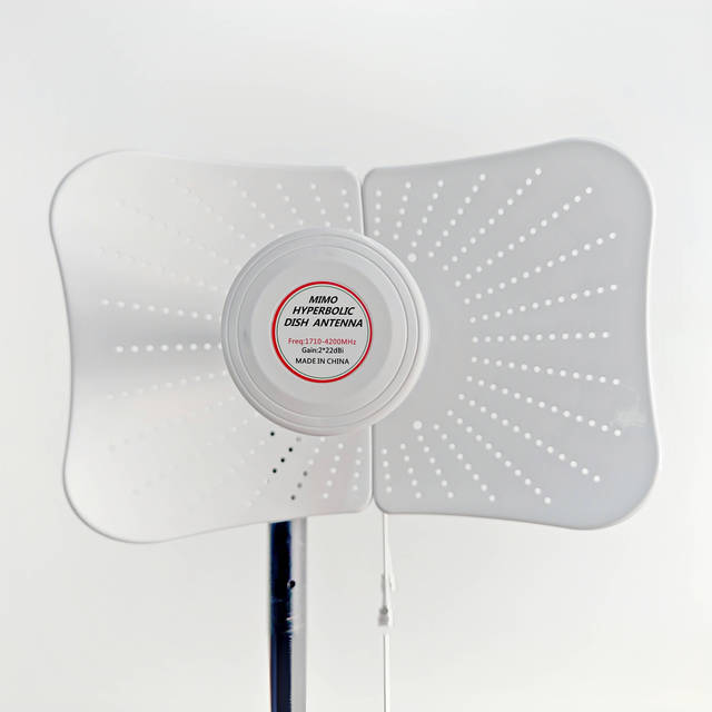 1710-4200MHz 19dBi Directional Parabolic Grid Antenna Ultra Long Range High-Speed Signal Booster for Communication Base Station
