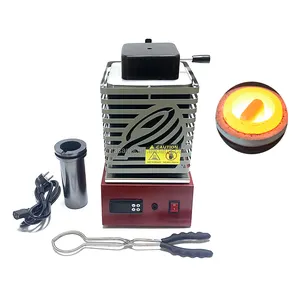 Factory Jewelry MachineSmall melting furnace jewelry highpower induction melting furnace scrap metal melting furnace