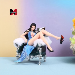 Figura de Anime de One Piece, IU, Robin, GK, Modelo de Estatua Decorativa, Traje de Gánster, Manualidades de Plástico - Product Image 3