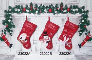 Bas de Noël en polyester rose et bleu <span class=keywords><strong>HCD</strong></span> avec broderie d'éléphant pour décorations de maison de vacances - Product Image 5