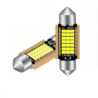 Goldene Festoon C5W LED Autolampen Eloxiertes Aluminium 31mm 36mm 39mm 41mm Auto Innenraum Deckenleuchte Türleselampe