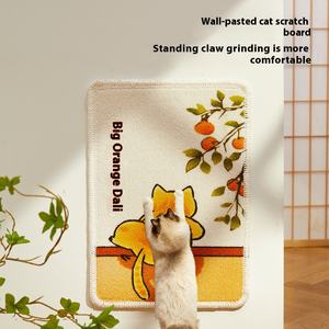 Modern Classic Folding Cat Scratching Board Durable Non-Shedding Wall-Mounted Scratch Pad Anti-Scratch <b>Sofa</b> <b>Guard</b> Cat Toy - Product Image 2