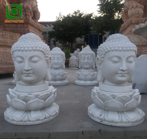 Templo de jardín chino religioso decorativo tallado a mano mármol blanco Natural sentado <span class=keywords><strong>Kwan</strong></span> Yin Buda - Product Image 2