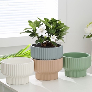 <span class=keywords><strong>Pot</strong></span> de fleurs personnalisé Blumentopf, <span class=keywords><strong>cache</strong></span>-<span class=keywords><strong>pot</strong></span> de fleurs, fournitures de jardin, <span class=keywords><strong>pot</strong></span> de fleurs en céramique blanc glacé <span class=keywords><strong>pour</strong></span> l'extérieur et l'intérieur, pots et jardinières <span class=keywords><strong>pour</strong></span> orchidées à vendre - Product Image 2