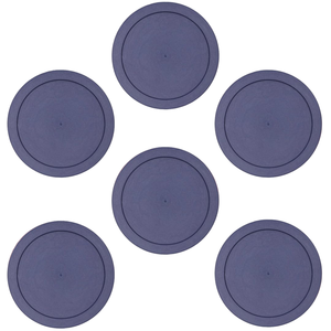 Couvercles de conteneurs alimentaires CIBI (4 tasses bleues, lot de 6) pour couvercles de remplacement en plastique hermétiques compatibles lave-vaisselle et micro-ondes Anchor - Product Image 1