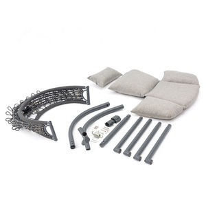 <span class=keywords><strong>Hamac</strong></span> de balcon extérieur, Pack plat, balançoire <span class=keywords><strong>cocon</strong></span> pliable PE rotin chaise suspendue - Product Image 3