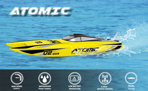 Volantex RC <span class=keywords><strong>Vector</strong></span> 70 Barca 792-4 70cm ATOMIC Brushless ad Alta Velocità 60KM/H Barche RC (PNP o RTR 2.4GHz) per Regalo - Product Image 5