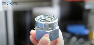 Tuerca de bloqueo de metal fuerte SAPER Tuerca de bloqueo automático de inserción de nailon hexagonal de acero inoxidable Tuerca de bloqueo hexagonal de servicio pesado - Product Image 6