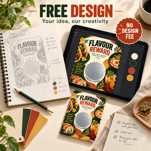Fast Delivery Custom Shape Size Promotion Restaurant Food Full Color Silk Screening Printing Reward Scratch Off <b>Cards</b> - Product Image 6