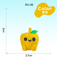 Jouets imprimés en 3D, modèles de fruits et légumes simulés, ornements en plastique, artisanat en plastique
