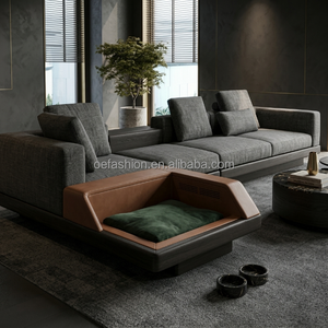 Fornitore FF&E: Divano Modulare di Lusso con Letto Integrato per Animali Domestici, Struttura in Legno Massello per Progetti di Ville e Hotel - Product Image 3