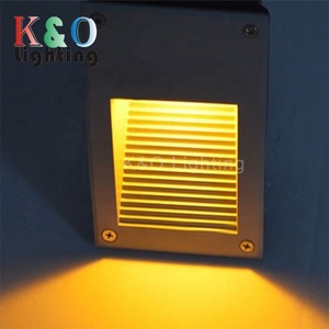 Éclairage <span class=keywords><strong>LED</strong></span> encastré pour marches d'escalier, intérieur/extérieur, 7W, lumière murale pour marches - Product Image 2