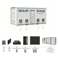 Solution personnalisée pour ferme solaire de 500 kW, centrale solaire hybride, système de stockage d'énergie solaire avec batterie au lithium