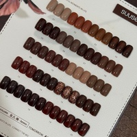 SUUSEEGEL 2025 Nouveau Vernis à Ongles Gel Vintage Café 20 Couleurs Mat Salon de Manucure Automne Hiver Maillard Brun Café Foncé Chocolat