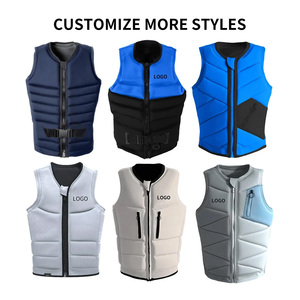 Gilet de protection en néoprène pour adulte, léger, avec fermeture éclair intégrale, en mousse PVC, pour sports nautiques, surf, PWC, <span class=keywords><strong>jet</strong></span> <span class=keywords><strong>ski</strong></span> - Product Image 5