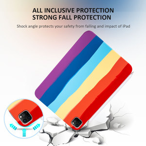 Colori arcobaleno nuova <span class=keywords><strong>Cover</strong></span> in silicone per iPad Mini 4/5/6 PC in pelle e TPU materiale protettivo per <span class=keywords><strong>Apple</strong></span> - Product Image 4