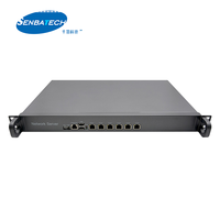 Serveur personnalisé 1u Rackmount Soft Router Core I3/i5/i7/i9 2.5g Affichage VGA en option pour pare-feu Pfsense Pc