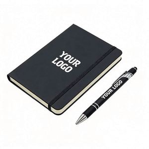 Carnet de notes en cuir personnalisé avec logo pour cadeaux promotionnels d'entreprise, faible MOQ, vente en gros - Product Image 1