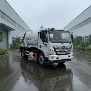 Camion d'aspiration des eaux usées Foton chinois haute pression 4x2, 10 m³ (15 m³) – Camion de transport des eaux usées par aspiration, prix usine, à vendre - Product Image 5