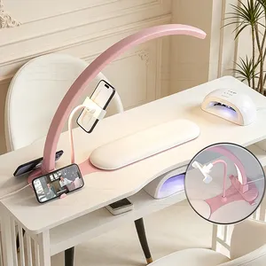 Now Half Moon Lamp Nails <b>LED</b> Nail Fill Lamp 3 Color Temperature Adjustable Brightness Hand-held Pillow Half Moon Fill Nail Light - Product Image 4
