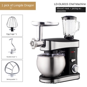 Robot culinaire électrique multifonctionnel personnalisé pour usage commercial, machine à nouilles, petit batteur à œufs domestique, bol mélangeur - Product Image 6