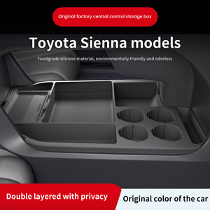 Organizador de Consola Central Inferior de Silicona para el Interior del Automóvil, para <span class=keywords><strong>Toyota</strong></span> <span class=keywords><strong>Sienna</strong></span> - Product Image 2