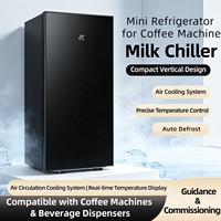 Refroidisseur de lait professionnel pour machine à café avec contrôle de température constant, liaison intelligente, usage commercial