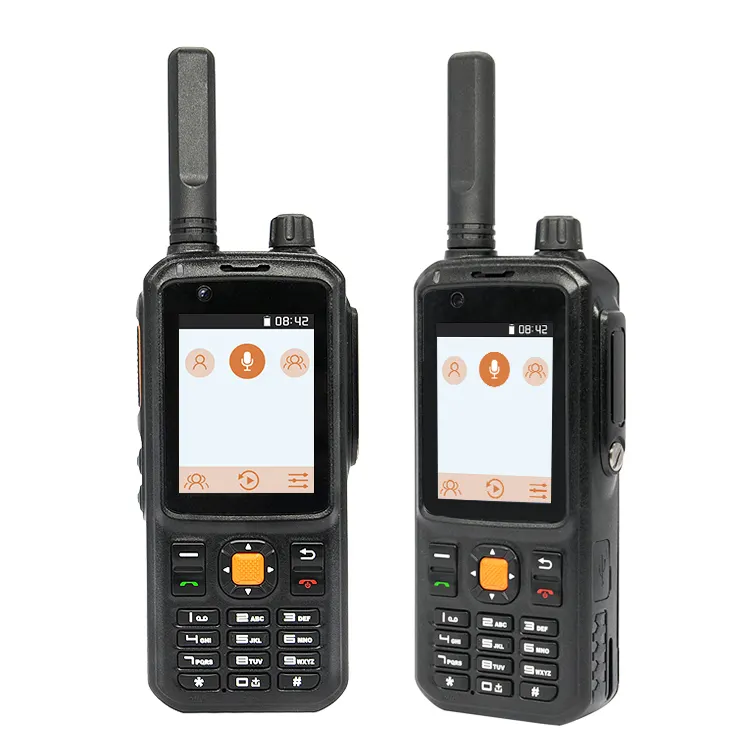 ECOME ET-A87 Zello Langstrecken-PoC-Radio Smart-Sim-Karte Walkie Talkie 4G LTE-Netzwerk 100km Wifi-Kommunikation Funkgerät