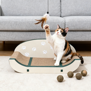 Arranhador de Gato Portátil e Ecológico para Viagem, Durável, Resistente ao Uso, em Papel Corrugado - Product Image 6